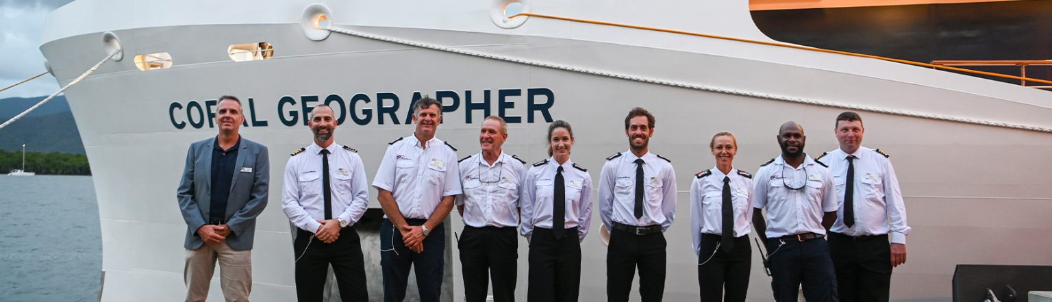 Coral Expeditions Welcomes Newest Ship Coral Geographer